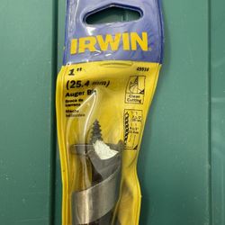 Irwin 1” Auger Bit