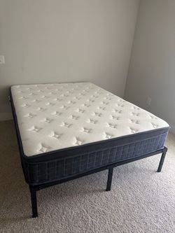 Queen Size Mattress + Bed Frame