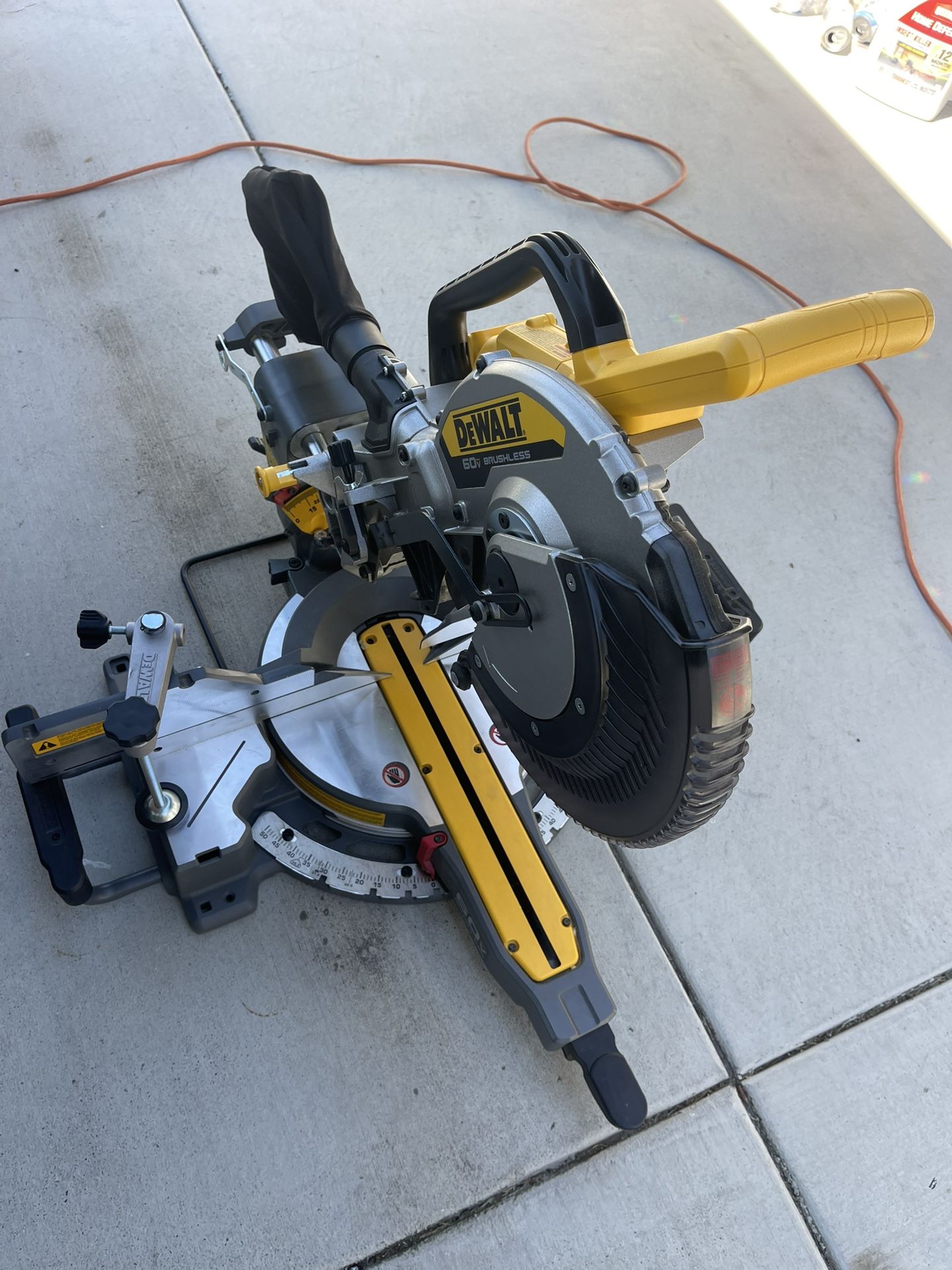DEWALT 60V Lithium-Ion 12 in. Cordless Sliding Miter Saw (Tool Only)