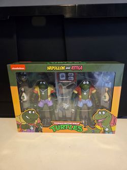 NECA Teenage Mutant Ninja Turtles TMNT Napoleon and Attila 2-Pack