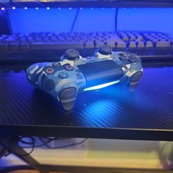 Blue Camo ps4 controller