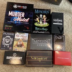 Assorted Board Game Collection