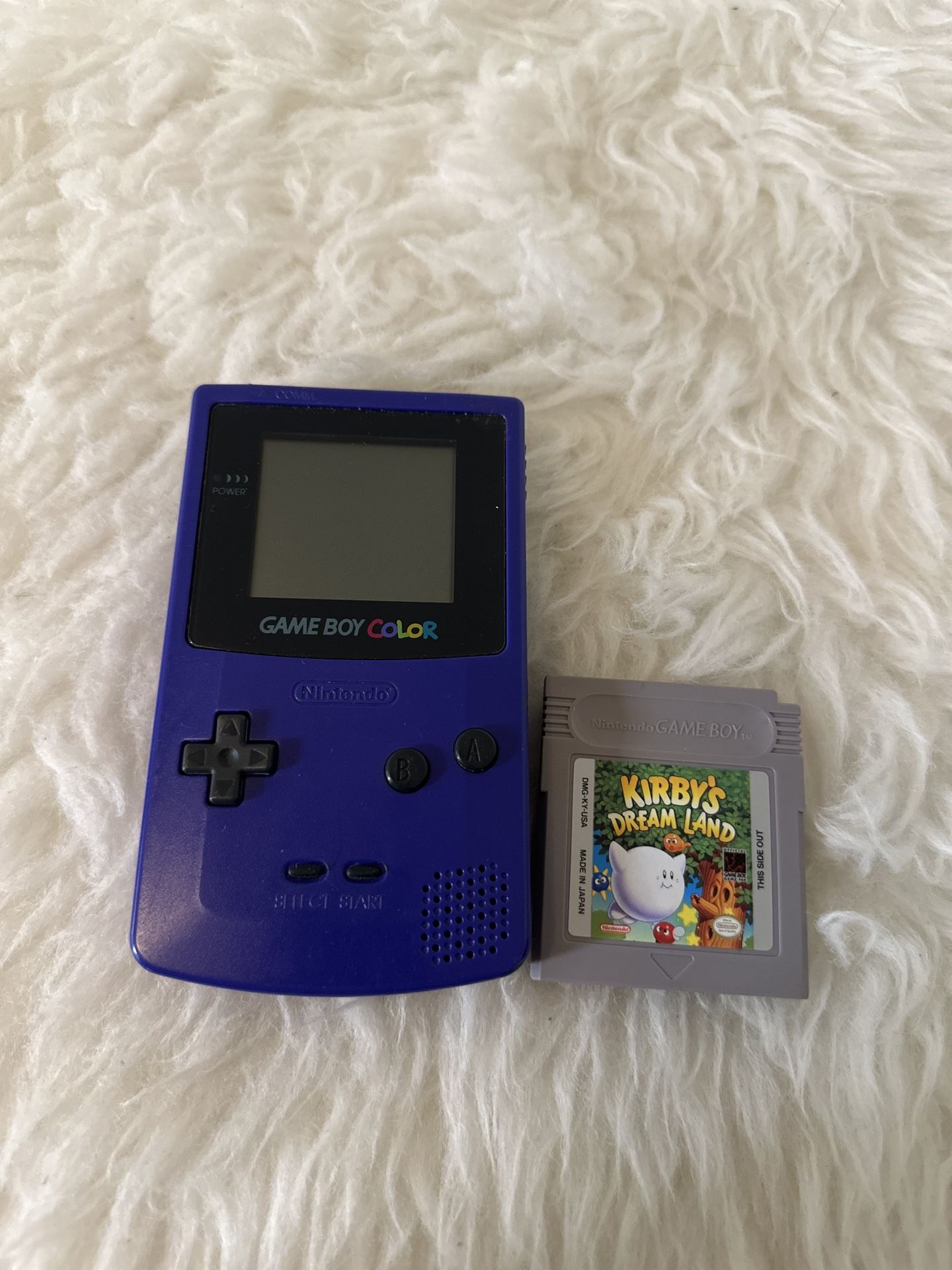 Gameboy Color And Kirby’s Dream Land Game