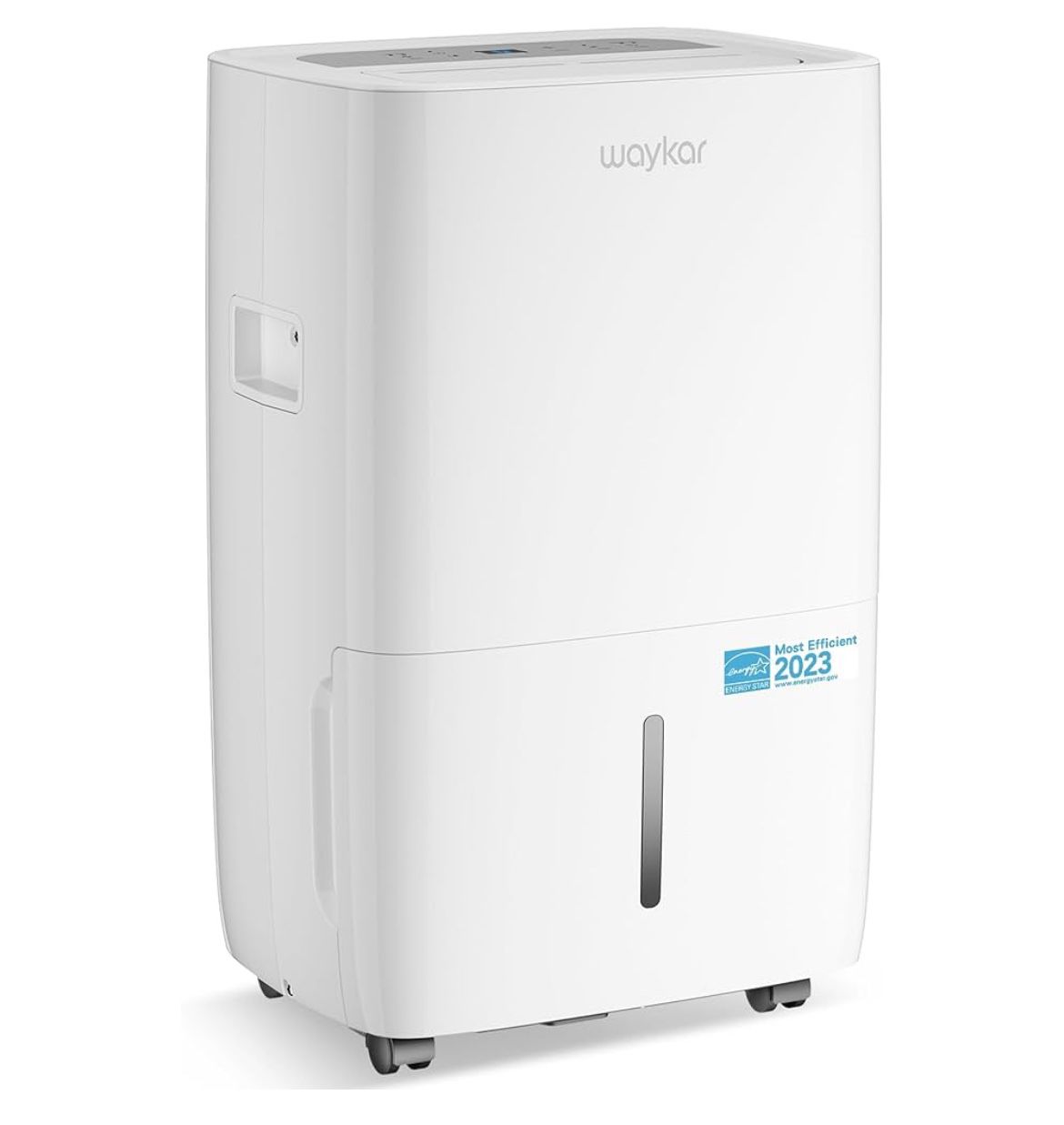 Waykar 80 Pints Energy Star Dehumidifier For Spaces Up To 5,000 Sq.