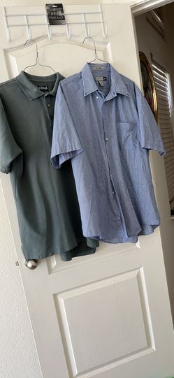 2 new men shirts size 16 1/2. And large  size