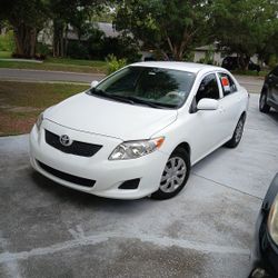2010 Corolla White No Accidents 