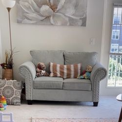 3 Piece Sofa (Light Blue)