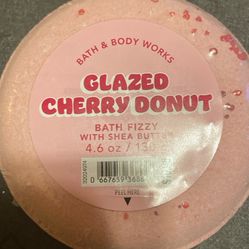 🍒 BBW Glazed Cherry Donut Bath Fizzy 🛁✨ 4.6 oz