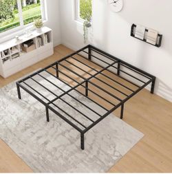 Heavy Duty Metal Platform Bed Frame Queen