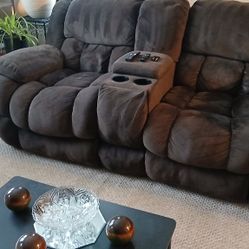 2 RECLINERS (love seat) $400