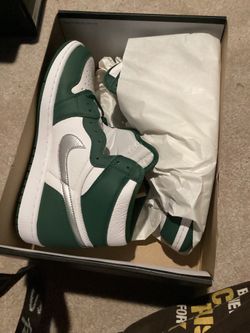 Air Jordan one high top gorge green sz 12