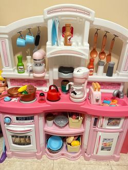 ✨👑 Beautiful Play Kitchen for Your Little Princess! 👩‍🍳💖✨// ✨👑 Hermosa cocinita para tu princesa 👩‍🍳💖✨