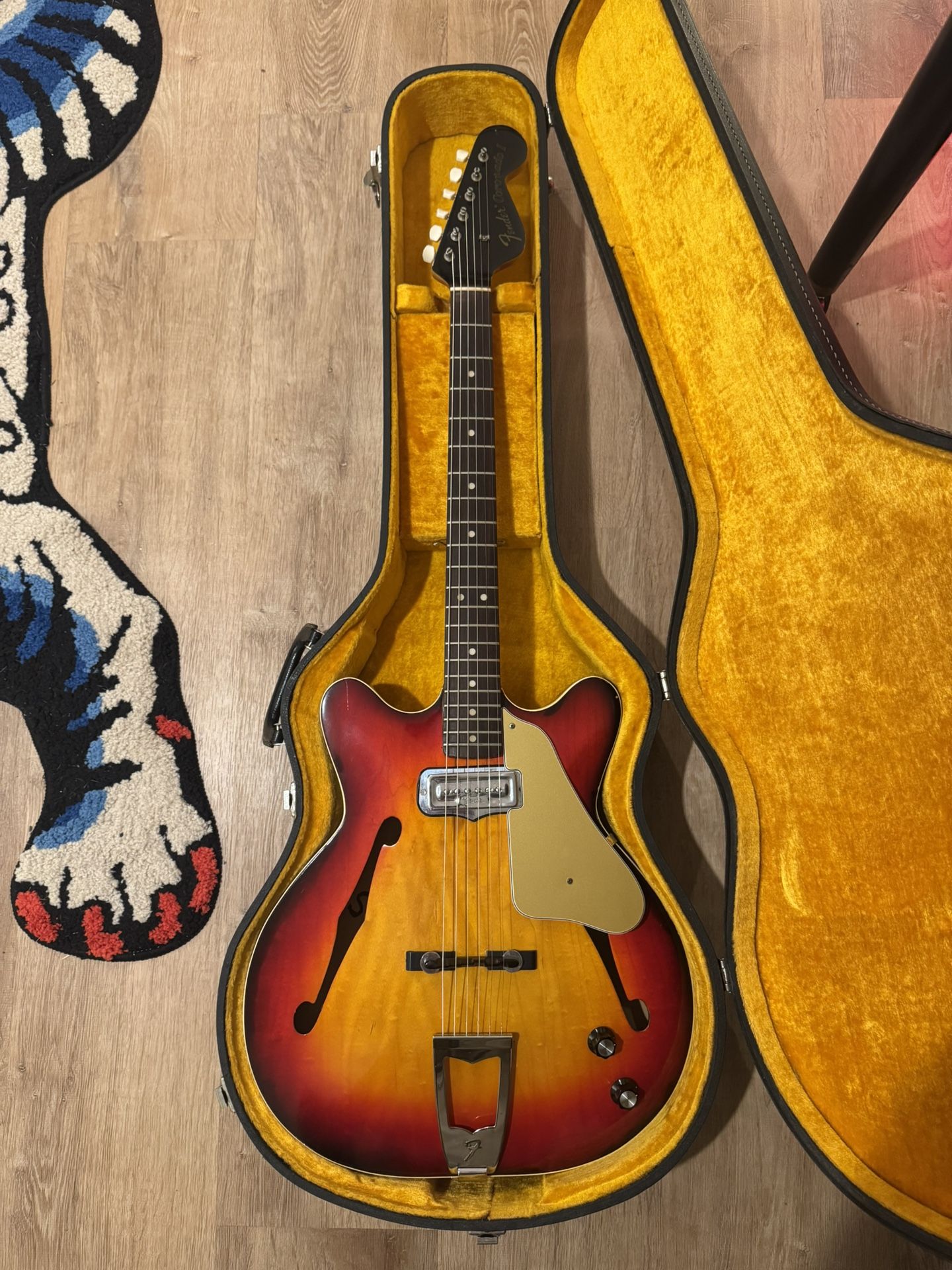 1966 Fender Coronado II with Rosewood Fretboard Sunburst