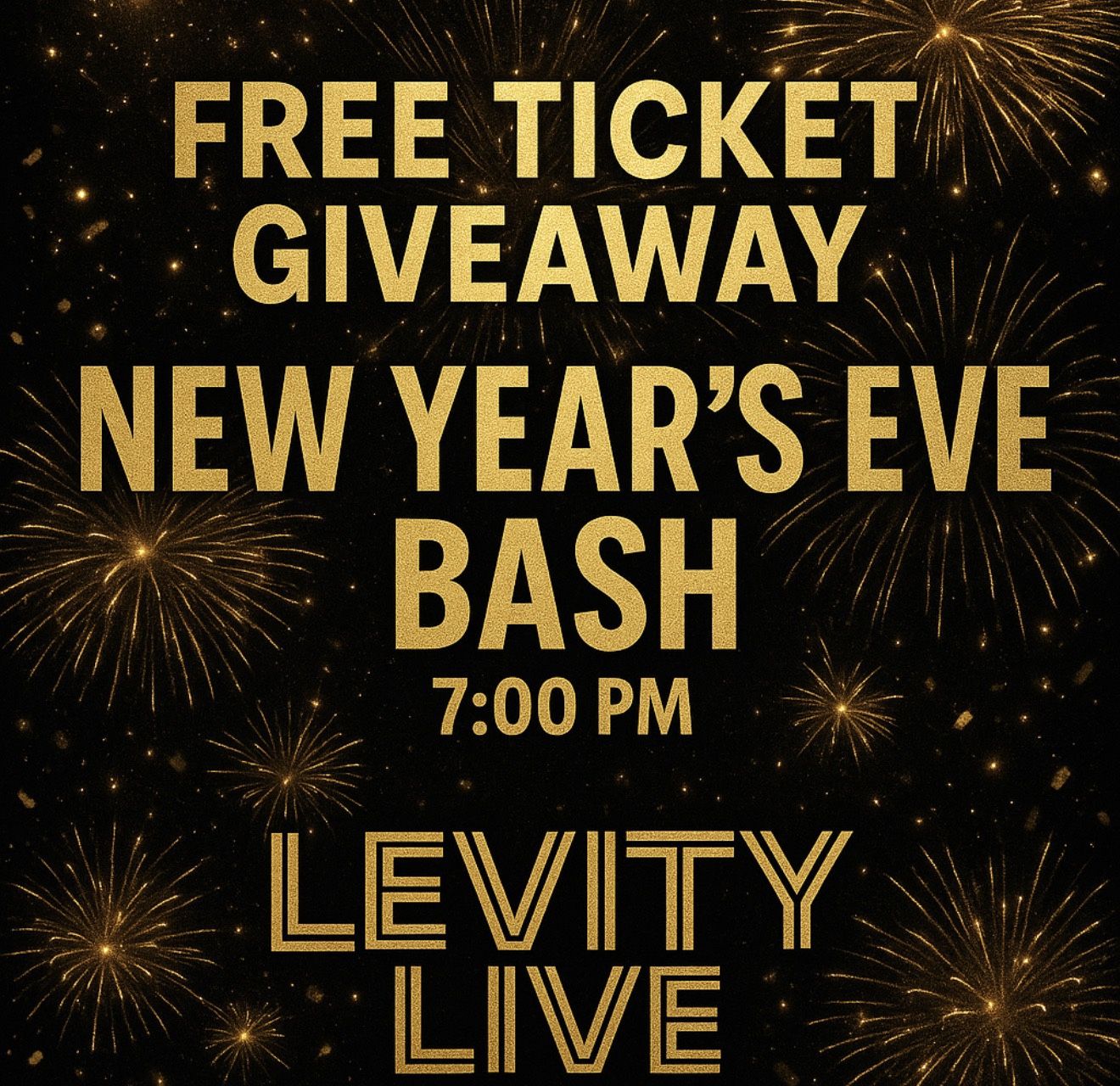 FREE NYE LEVITY LIVE TICKETS + New FREE APPLE WATCH