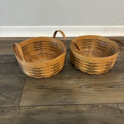 Longaberger Round Basket 