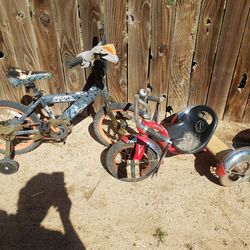 16" Bicycle and schwinn Tricycle