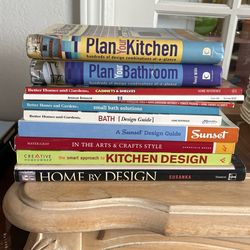 Home Remodel kitchen bath living Design reconstruction ten book lot