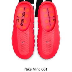 Nike Mind 001 Mule 'Solar Red' Size 11 Men