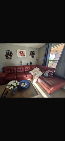 Sectional Leather Couch