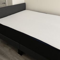 Queen Size Nectar Mattress with Bed Frame/ Headboard