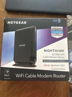 Netgear Nighthawk C7000 AC1900 WiFi Cable Modem Router 