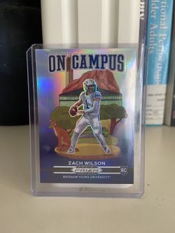 Zach Wilson On Campus Rookie Card 