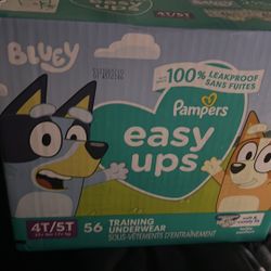 Pampers Easy Ups Bluey Training Underwear - Size 4T-5T - 100ct 