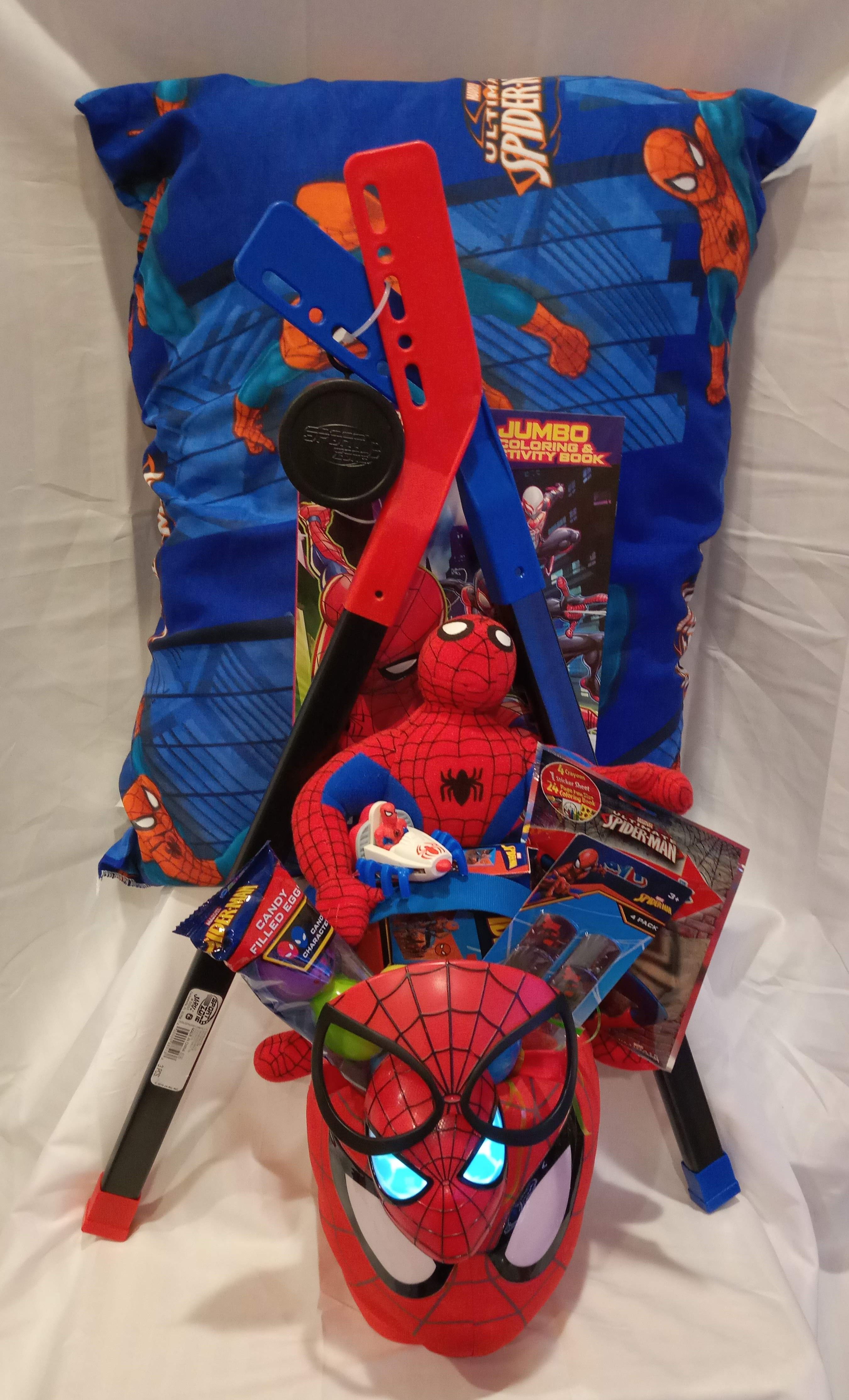 SPIDERMAN BIRTHDAY BASKET
