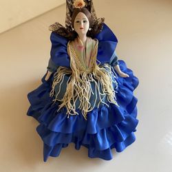 Vintage Spanish Porcelain Doll