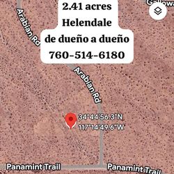 Terreno De Venta En Helendale 2.41 Acres Owner To Owner 