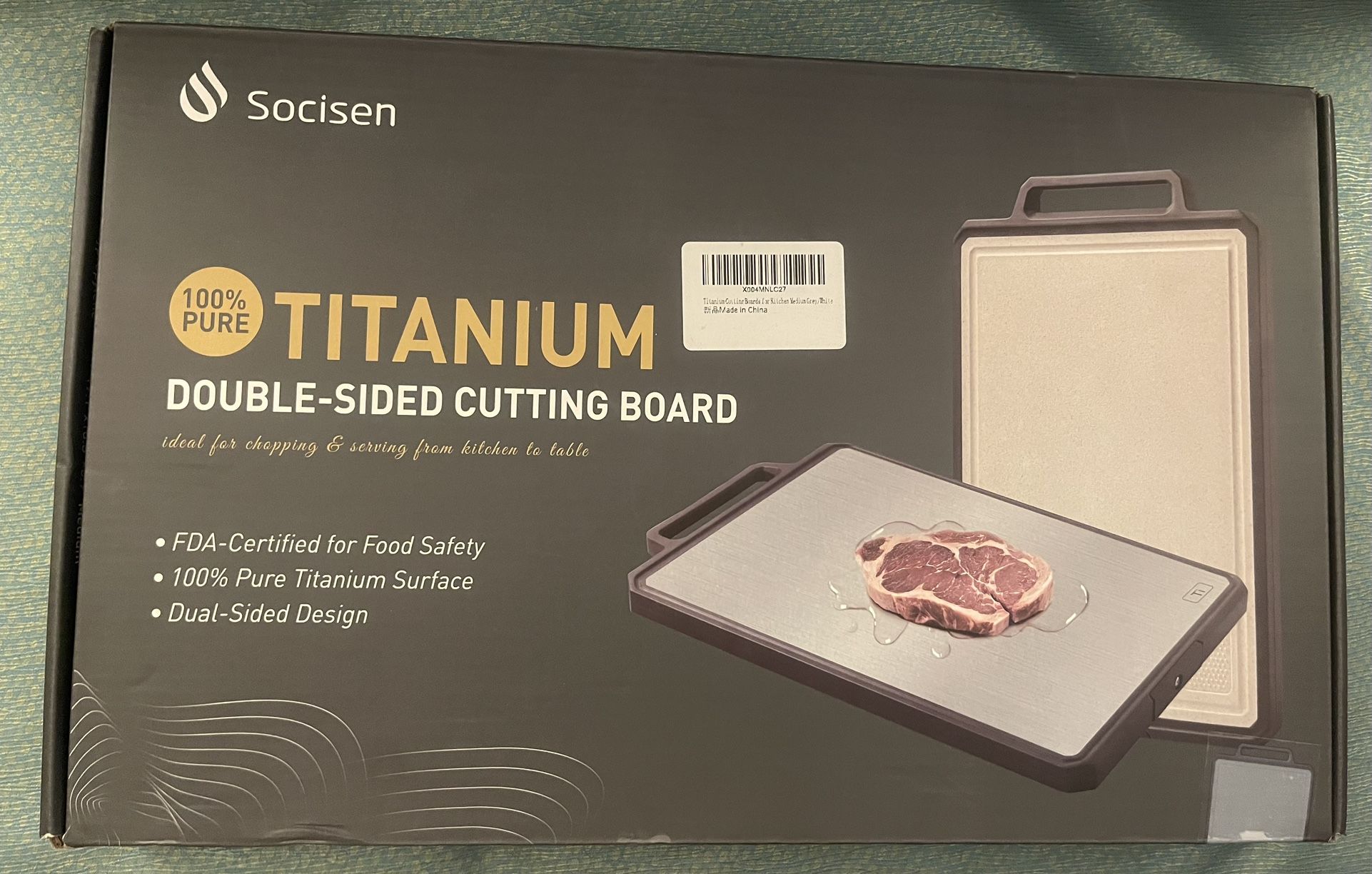 Socisen Titanium Double Sides Cutting Board 