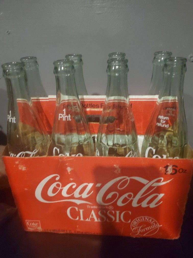 Coca-Cola Vintage Glass Bottles