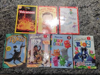 Lot of 7 reading level 2 books