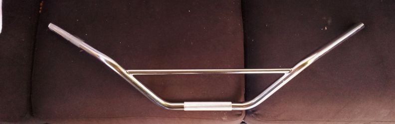 Motorcycle Vintage Chrome Look Scrambler Handlebars  7/8"