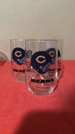 Vintage 1980 Chicago Bears Highball Tumbler