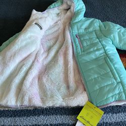 New Eddie Bauer Girls Jacket Size 10/12