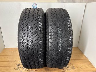 2 tires 265 70 17 Hankook dynapro at2 high tread