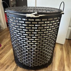 Decorative Laundry Basket Or Trash Bin