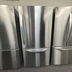 New Lg Bottom Freezer 