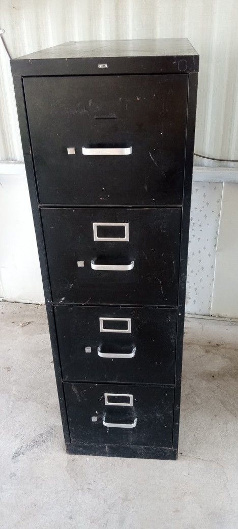 Four Drawer File Cabinet For Sale