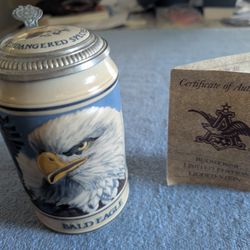 Anheuser Busch American Eagle Stein; from 1989