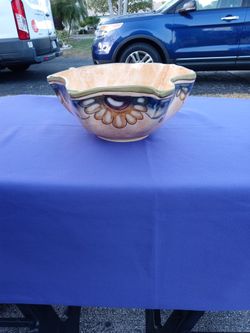 Beautiful Ceramic Bowl Made In Italy