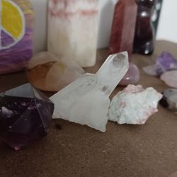White Natural Quartz Specimen (Standing) 