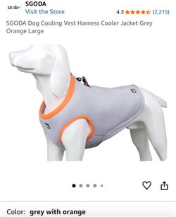 SGODA Dog Cooling Vest Harness Large