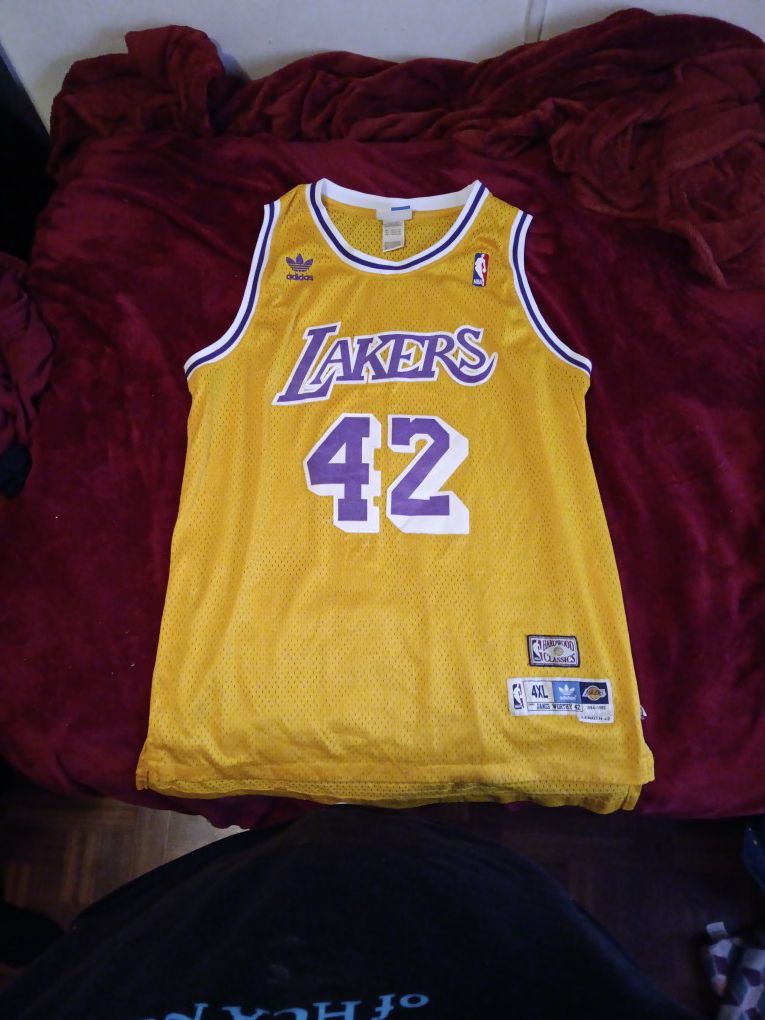 James Worthy Lakers Jersey Price Negotiable 