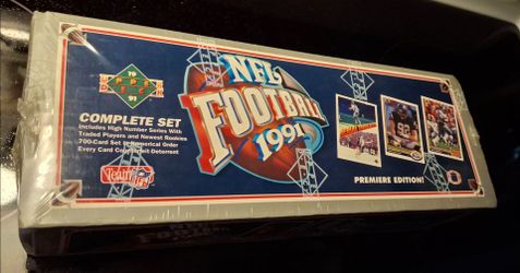 Factory Sealed 1991 Upper Deck NFL Football Cmplete Set