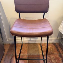 3 brown stools