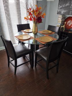 4 seat counter height table