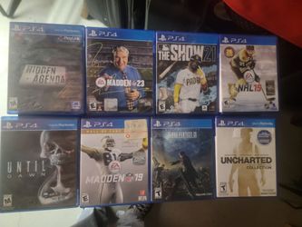 Playstation 4 games  read description