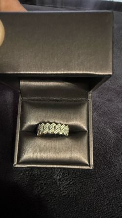 Cuban Link Diamond Ring